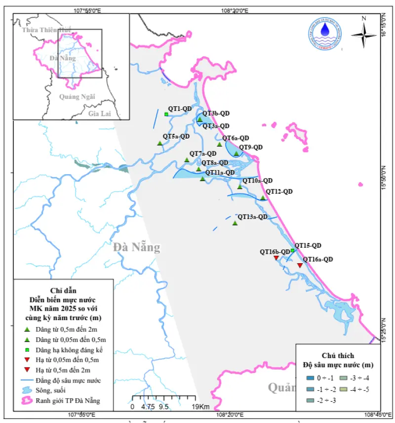 Bản Tin Thông Báo, Dự Báo Và Cảnh Báo Tài Nguyên Nước Dưới Đất Thành Phố Đà Nẵng Mùa Mưa Năm 2025