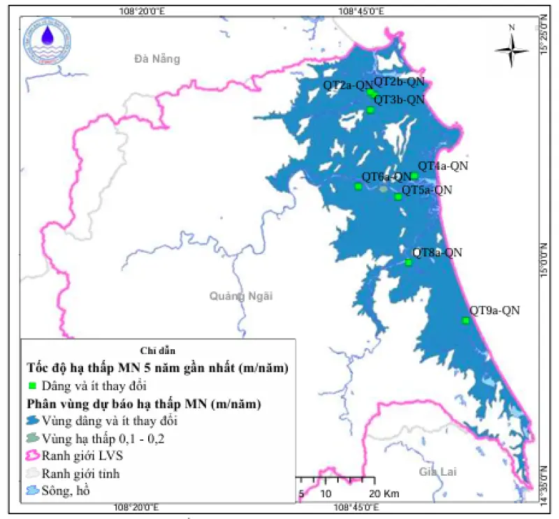 Bản Tin Chuyên Đề Dự Báo Nguy Cơ Hạ Thấp Mực Nước Dưới Đất Và Xâm Nhập Mặn Đồng Bằng Lưu Vực Sông Trà Khúc Giai Đoạn 2025 - 2030