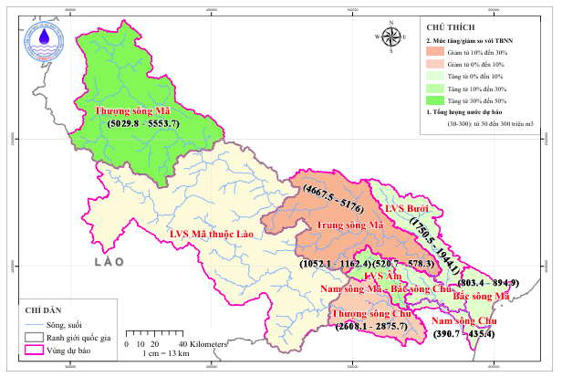 Bản Tin Cảnh Báo, Dự Báo Nguồn Nước Dưới Đất Lưu Vực Sông Mã Năm 2026