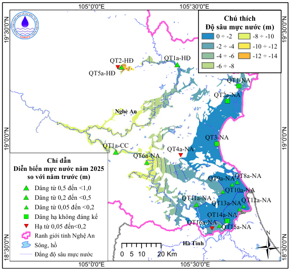 Bản Tin Cảnh Báo, Dự Báo Nguồn Nước Dưới Đất Tỉnh Nghệ An Năm 2026