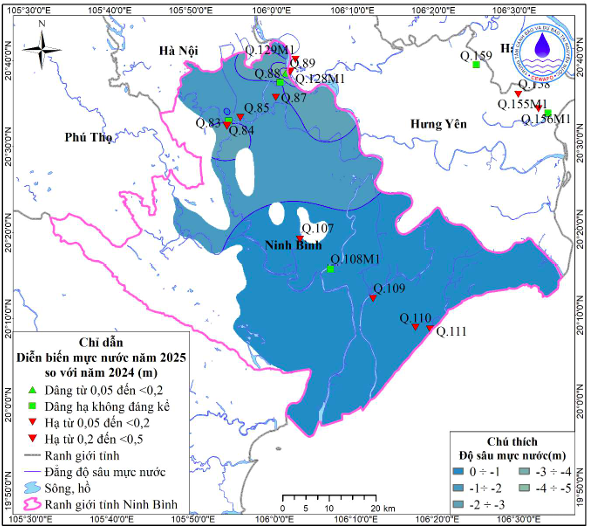 Bản Tin Cảnh Báo, Dự Báo Nguồn Nước Dưới Đất Tỉnh Ninh Bình Năm 2026