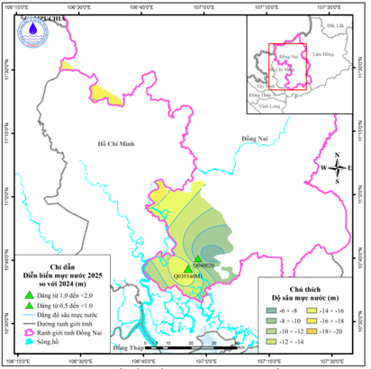 Bản Tin Cảnh Báo, Dự Báo Nguồn Nước Dưới Đất Tỉnh Đồng Nai Năm 2026