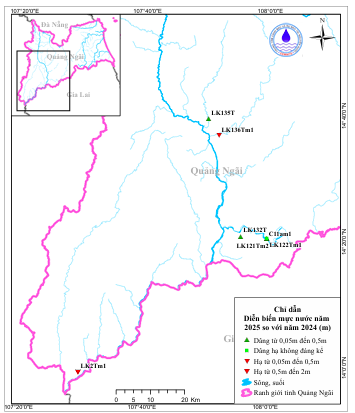 Bản Tin Cảnh Báo, Dự Báo Nguồn Nước Dưới Đất Tỉnh Quảng Ngãi Năm 2026
