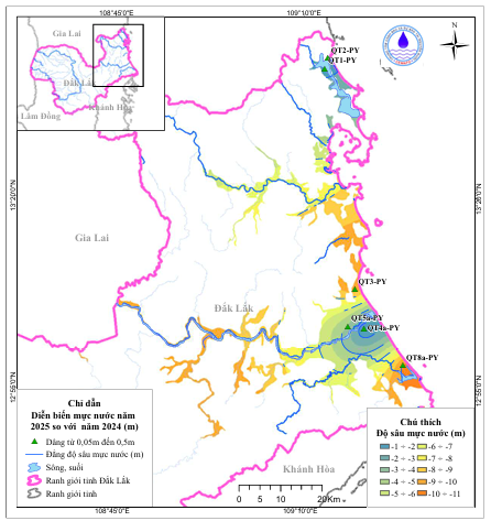 Bản Tin Cảnh Báo, Dự Báo Nguồn Nước Tỉnh Đắk Lắk Năm 2026