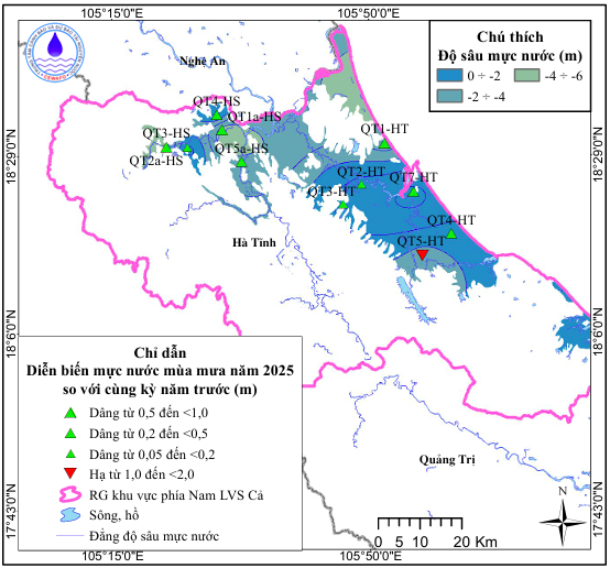 Bản Tin Cảnh Báo, Dự Báo Nguồn NướcDưới Đất Lưu Vực Nam Sông Cả Mùa Khô Năm 2026