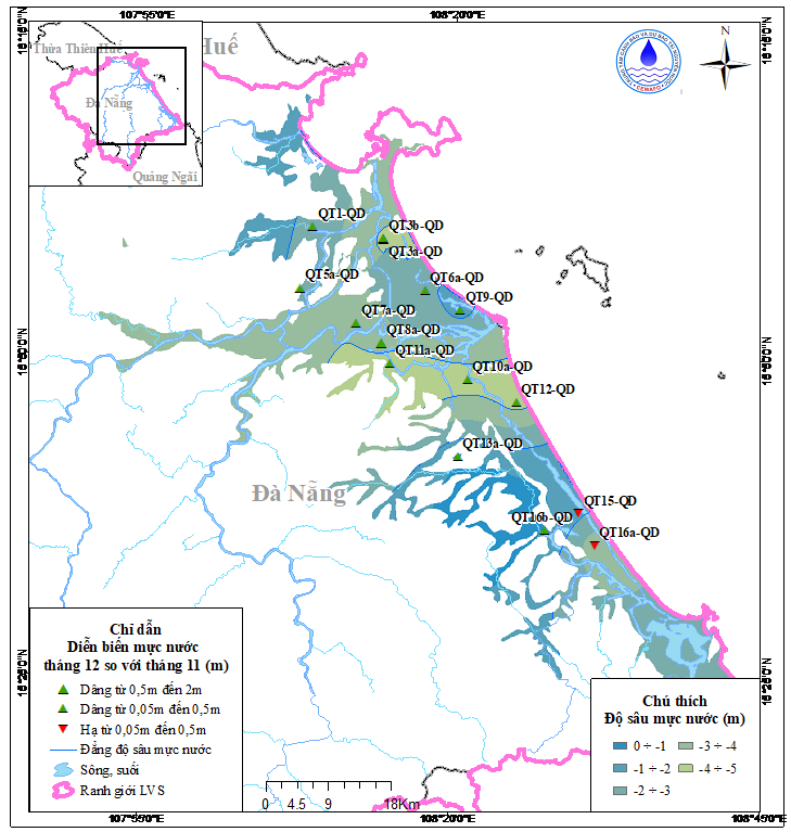 Bản Tin Cảnh Báo, Dự Báo Nguồn Nước Lưu Vực Sông Vu Gia - Thu Bồn Tháng 01 Năm 2026