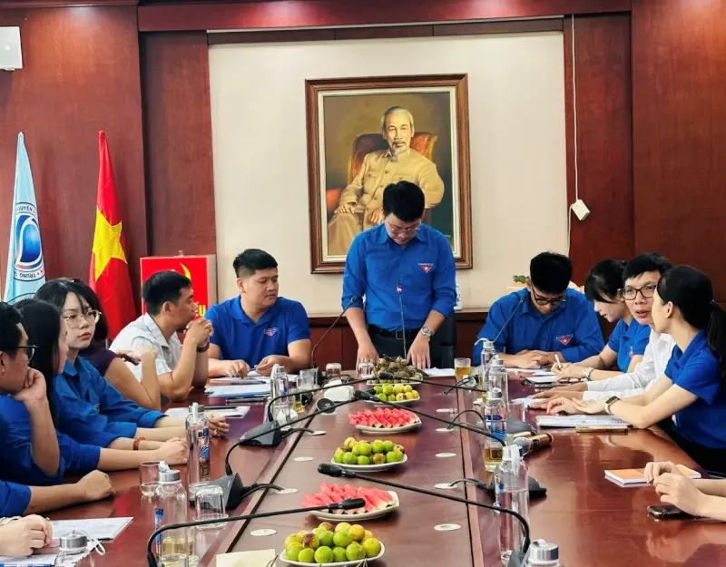 Đại hội Chi đoàn Trung tâm Chất lượng và Bảo vệ tài nguyên nước lần thứ VII, nhiệm kỳ 2025 - 2027