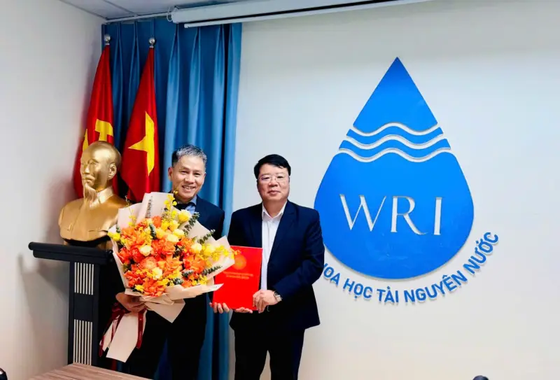 Hội nghị công bố các Quyết định về tổ chức và công tác cán bộ Viện Khoa học tài nguyên nước