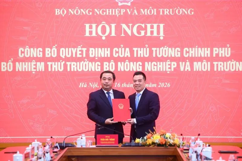 Thủ tướng bổ nhiệm ông Đặng Ngọc Điệp làm Thứ trưởng Bộ Nông nghiệp và Môi trường