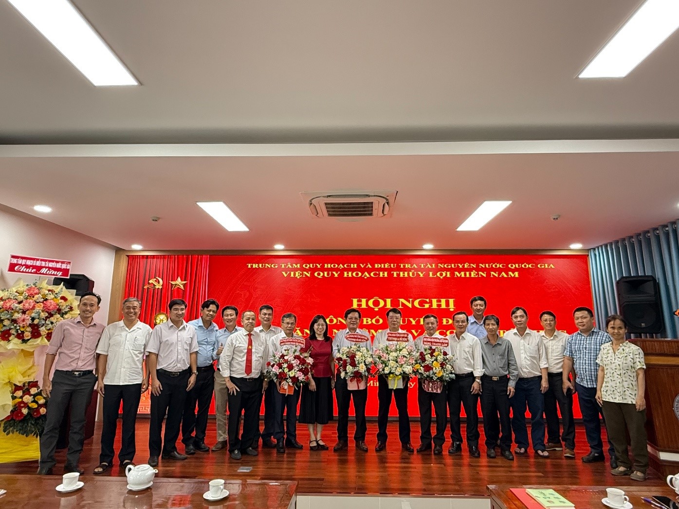 Hội nghị công bố các Quyết định về tổ chức và công tác cán bộ Viện Quy hoạch Thủy lợi miền Nam