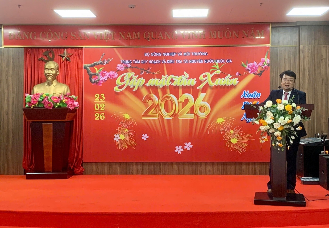 Trung tâm Quy hoạch và Điều tra tài nguyên nước quốc gia gặp mặt đầu Xuân Bính Ngọ 2026