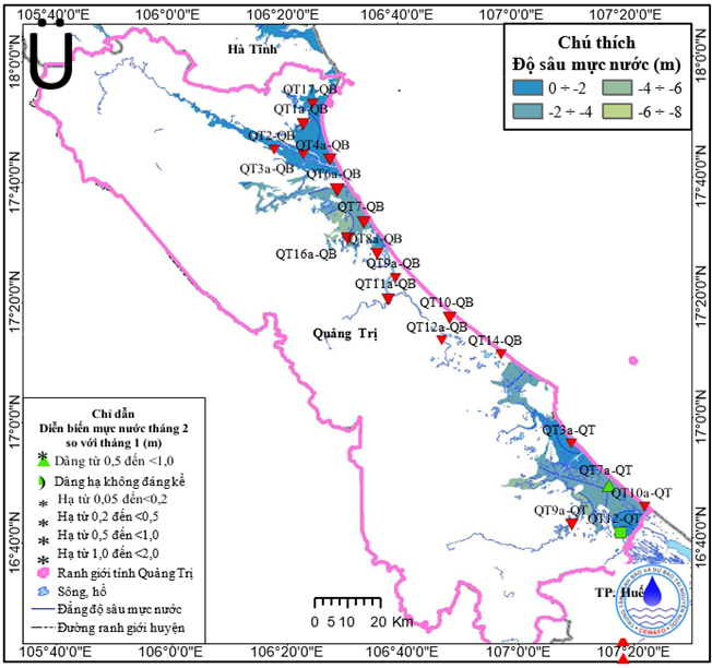 Bản Tin Cảnh Báo, Dự Báo Nguồn Nước Dưới Đất Tỉnh Quảng Trị Tháng 03 Năm 2026