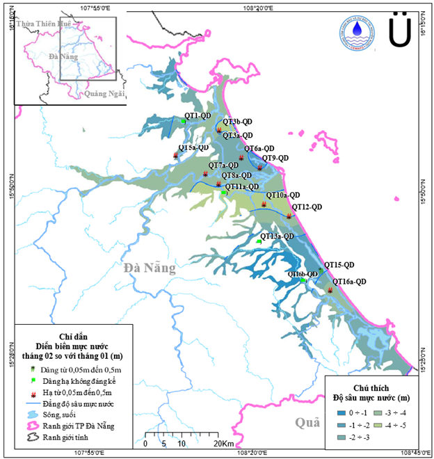 Bản Tin Cảnh Báo, Dự Báo Nguồn Nước Thành phố Đà Nẵng Tháng 03 Năm 2026