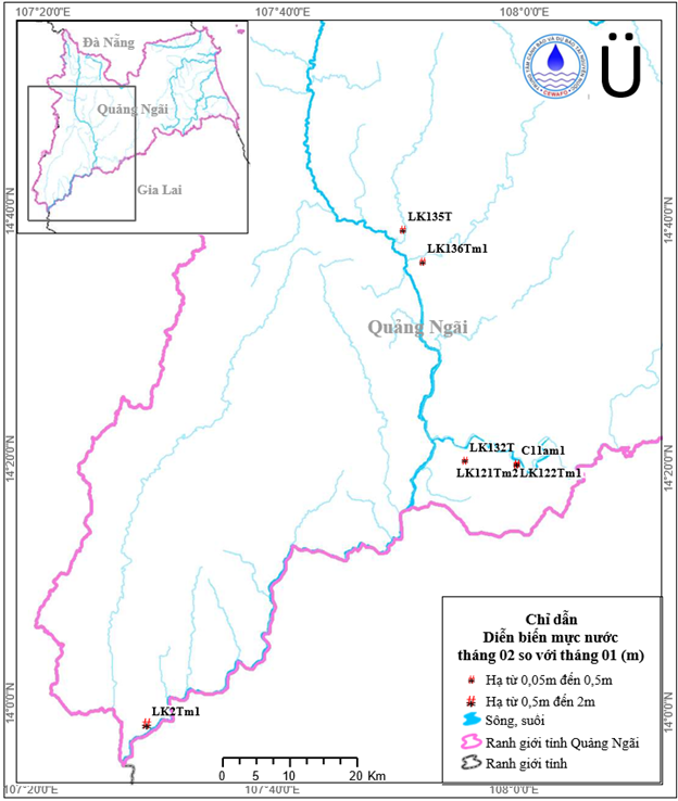 Bản Tin Cảnh Báo, Dự Báo Nguồn Nước Dưới Đất Tỉnh Quảng Ngãi Tháng 03 Năm 2026