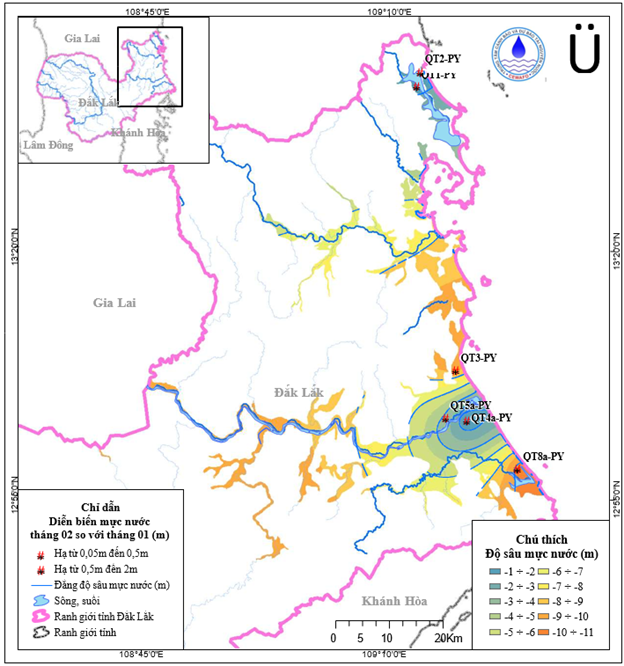 Bản Tin Cảnh Báo, Dự Báo Nguồn Nước Tỉnh Đắk Lắk Tháng 03 Năm 2026