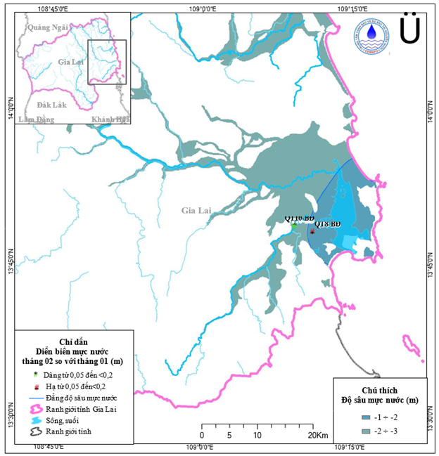 Bản Tin Cảnh Báo, Dự Báo Nguồn Nước Tỉnh Gia Lai Tháng 03 Năm 2026
