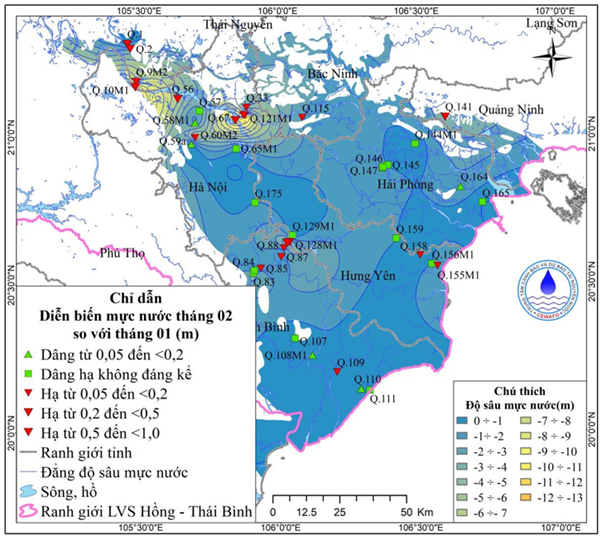 Bản Tin Cảnh Báo, Dự Báo Nguồn Nước Lưu Vực Sông Hồng - Thái Bình Tháng 03 Năm 2026