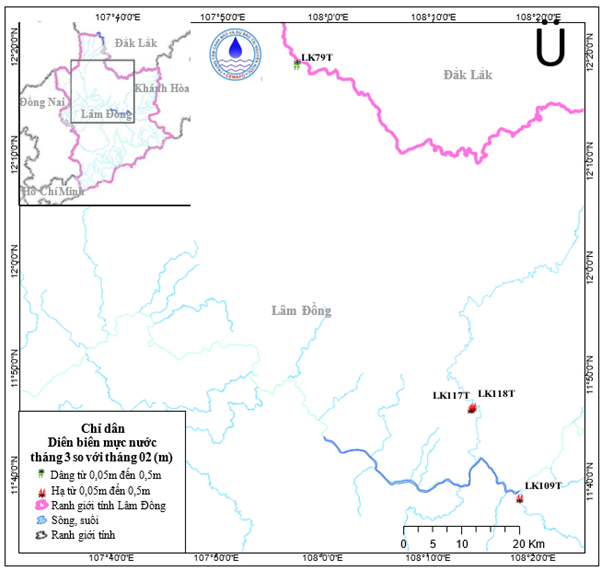 Bản Tin Cảnh Báo, Dự Báo Nguồn Nước Tỉnh Lâm Đồng Tháng 04 Năm 2026