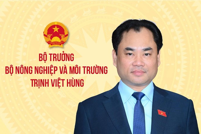 Tân Bộ trưởng Bộ Tài nguyên và Môi trường Trịnh Việt Hùng