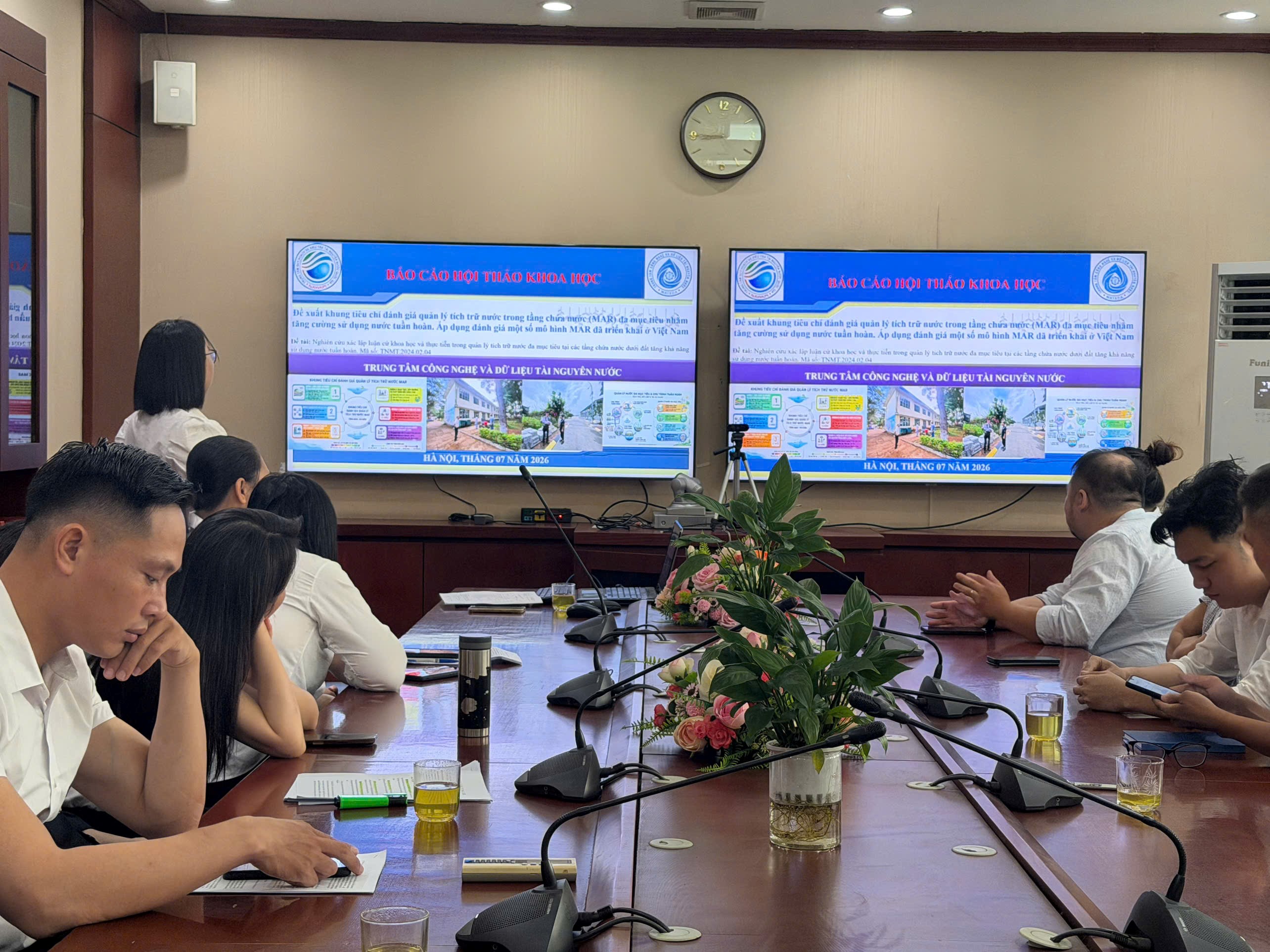 Hội thảo chuyên đề kỹ thuật “Nghiên cứu đánh giá hiện trạng công tác quản lý tích trữ nước đa mục tiêu ở Việt Nam”