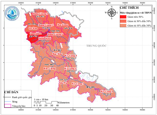Bản Tin Cảnh Báo, Dự Báo Nguồn Nước Mặt Lưu Vực Sông Bằng Giang - Kỳ Cùng Tháng 09 Năm 2026