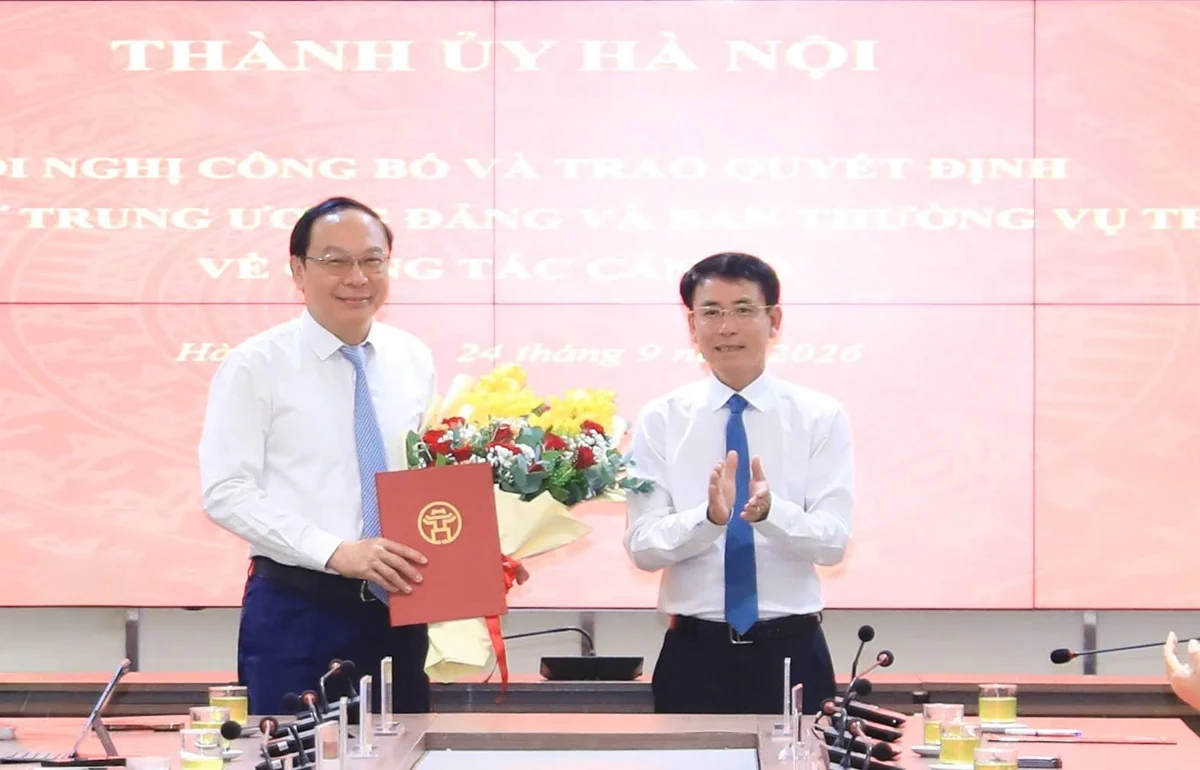 Thứ trưởng Lê Công Thành làm Trợ lý Bí thư Thành ủy Hà Nội