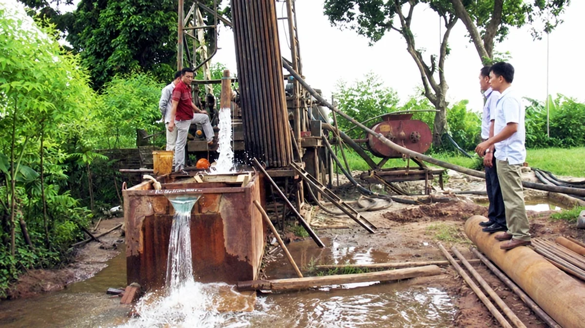Tái cấu trúc 2 thủ tục về liên quan đến hành nghề khoan nước dưới đất