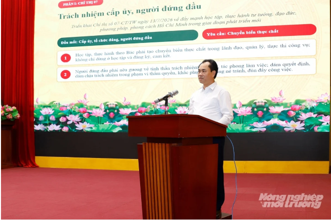 Bộ Nông nghiệp và Môi trường quán triệt, triển khai các nghị quyết của Trung ương