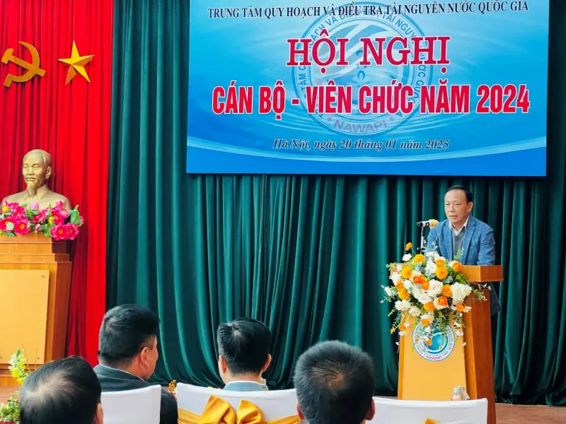 Gặp mặt nguyên lãnh đạo Trung tâm Quy hoạch và Điều tra tài nguyên nước quốc gia và cán bộ hưu trí khối cơ quan Trung tâm