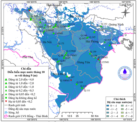 Bản Tin Thông Báo, Dự Báo Và Cảnh Báo Tài Nguyên Nước Lưu Vực Sông Hồng - Thái Bình Tháng 11 Năm 2025