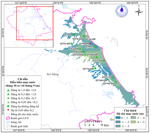 Bản Tin Thông Báo, Dự Báo Và Cảnh Báo Tài Nguyên Nước Lưu Vực Sông Vu Gia - Thu Bồn Tháng 11 Năm 2025