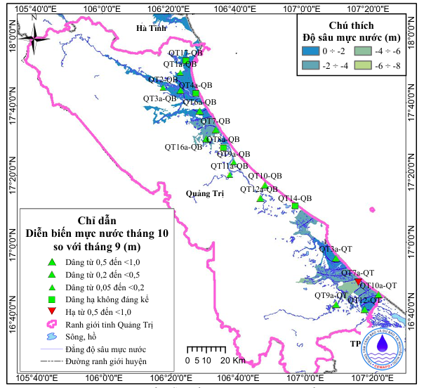 Bản Tin Thông Báo, Dự Báo Và Cảnh Báo Tài Nguyên Nước Dưới Đất Tỉnh Quảng Trị Tháng 11 Năm 2025