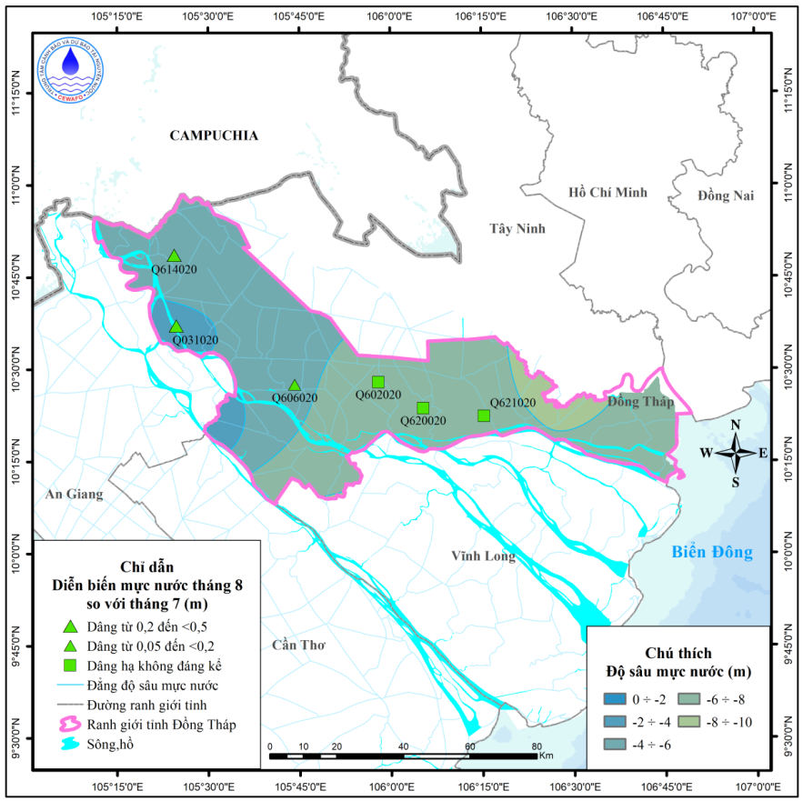 Bản Tin Thông Báo, Dự Báo Và Cảnh Báo Tài Nguyên Nước Dưới Đất Tỉnh Đồng Tháp Tháng 9 Năm 2025