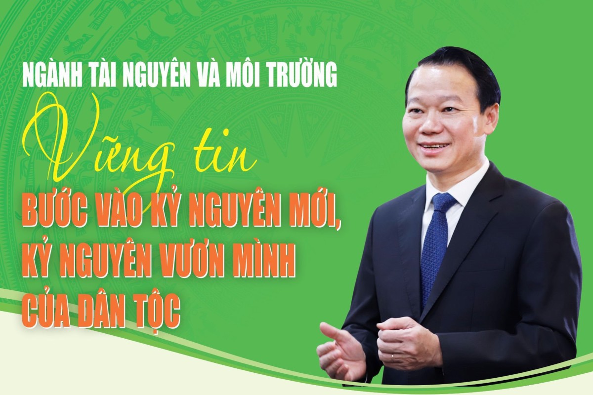 Ngành Tài nguyên và Môi trường vững tin bước vào kỷ nguyên mới, kỷ nguyên vươn mình của dân tộc