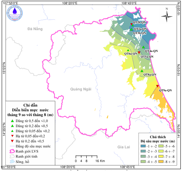 Bản Tin Thông Báo, Dự Báo Và Cảnh Báo Tài Nguyên Nước  Dưới Đất Lưu Vực Sông Trà Khúc - Tháng 11 Năm 2025