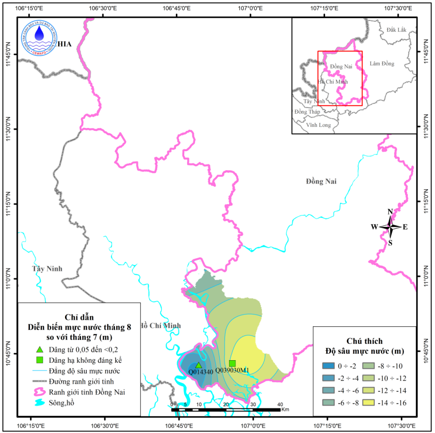 Bản Tin Thông Báo, Dự Báo Và Cảnh Báo Tài Nguyên Nước Dưới Đất Tỉnh Đồng Nai Tháng 9 Năm 2025