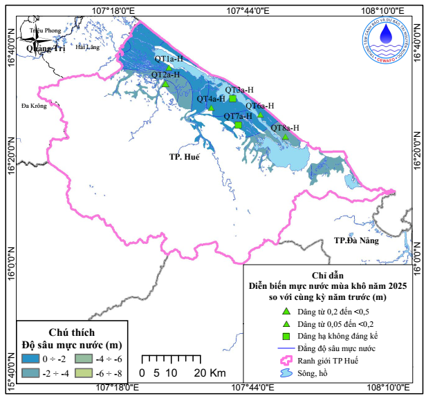 Bản Tin Thông Báo, Dự Báo Và Cảnh Báo Tài Nguyên Nước Dưới Đất Thành Phố Huế Mùa Mưa Năm 2025