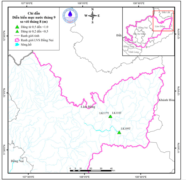 Bản Tin Thông Báo, Dự Báo Và Cảnh Báo Tài Nguyên Nước Lưu Vực Sông Đồng Nai Tháng 10 Năm 2025