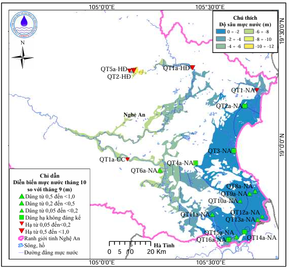 Bản Tin Thông Báo, Dự Báo Và Cảnh Báo Tài Nguyên Nước Dưới Đất Tỉnh Nghệ An Tháng 11 Năm 2025