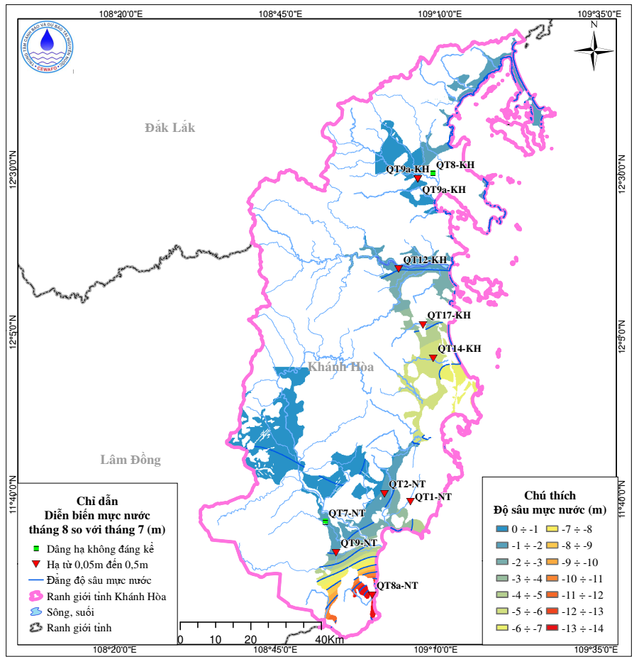 Bản Tin Thông Báo, Dự Báo Và Cảnh Báo Tài Nguyên Nước Dưới Đất Tỉnh Khánh Hòa Tháng 9 Năm 2025