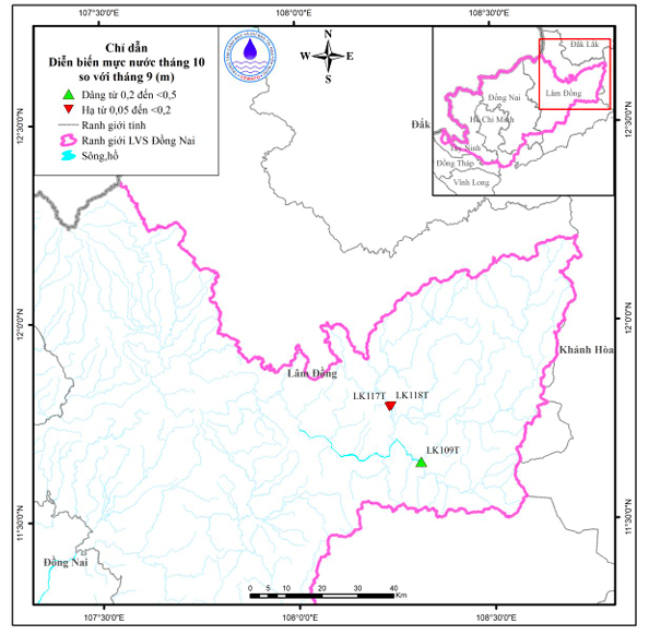 Bản Tin Thông Báo, Dự Báo Và Cảnh Báo Tài Nguyên Nước Lưu Vực Sông Đồng Nai Tháng 11 Năm 2025