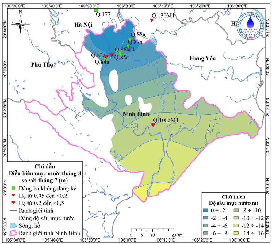 Bản Tin Thông Báo, Dự Báo Và Cảnh Báo Tài Nguyên Nước Dưới Đất Tỉnh Ninh Bình Tháng 9 Năm 2025